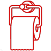 duo flush Toiletpapierhouder icon